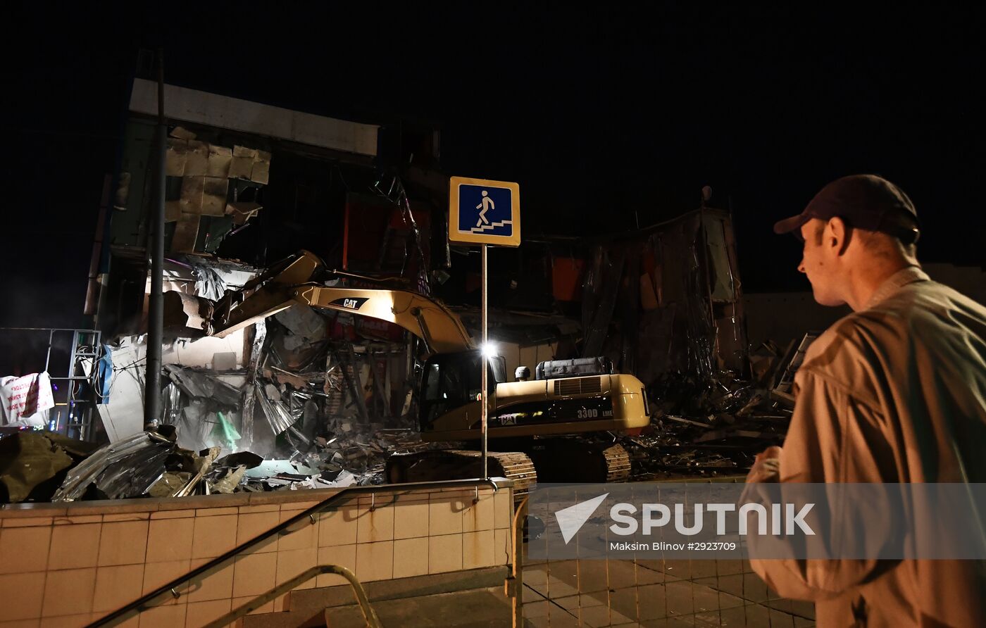 Demolition of unauthorized buildings continues in Moscow