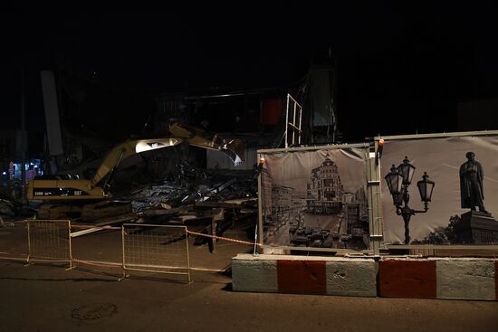 Demolition of unauthorized buildings continues in Moscow
