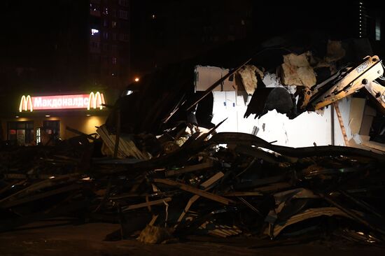 Demolition of unauthorized buildings continues in Moscow