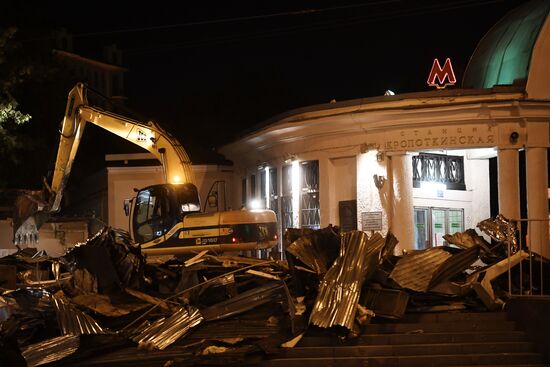 Demolition of unauthorized buildings continues in Moscow