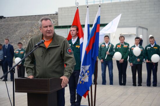 Dmitry Rogozin visits the Vostochny Space Launch Center
