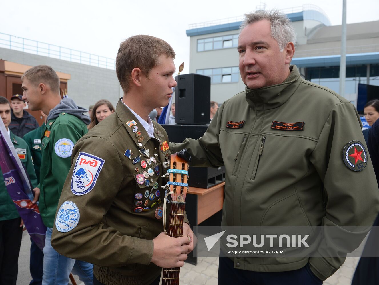 Dmitry Rogozin visits the Vostochny Space Launch Center