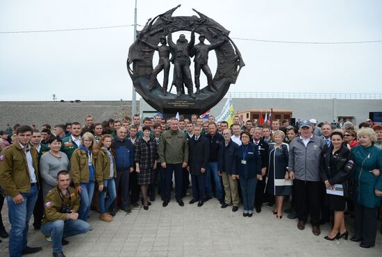 Dmitry Rogozin visits the Vostochny Space Launch Center