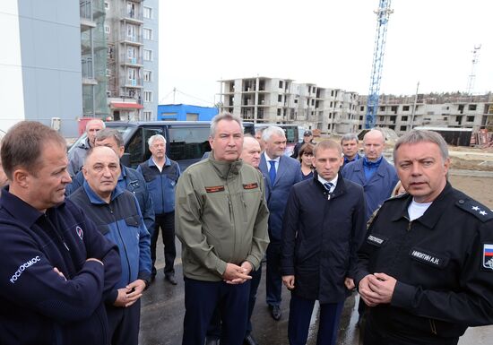 Dmitry Rogozin visits the Vostochny Space Launch Center