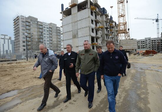 Dmitry Rogozin visits the Vostochny Space Launch Center