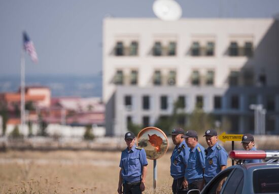 Bomb explodes near Chinese Embassy in Bishkek