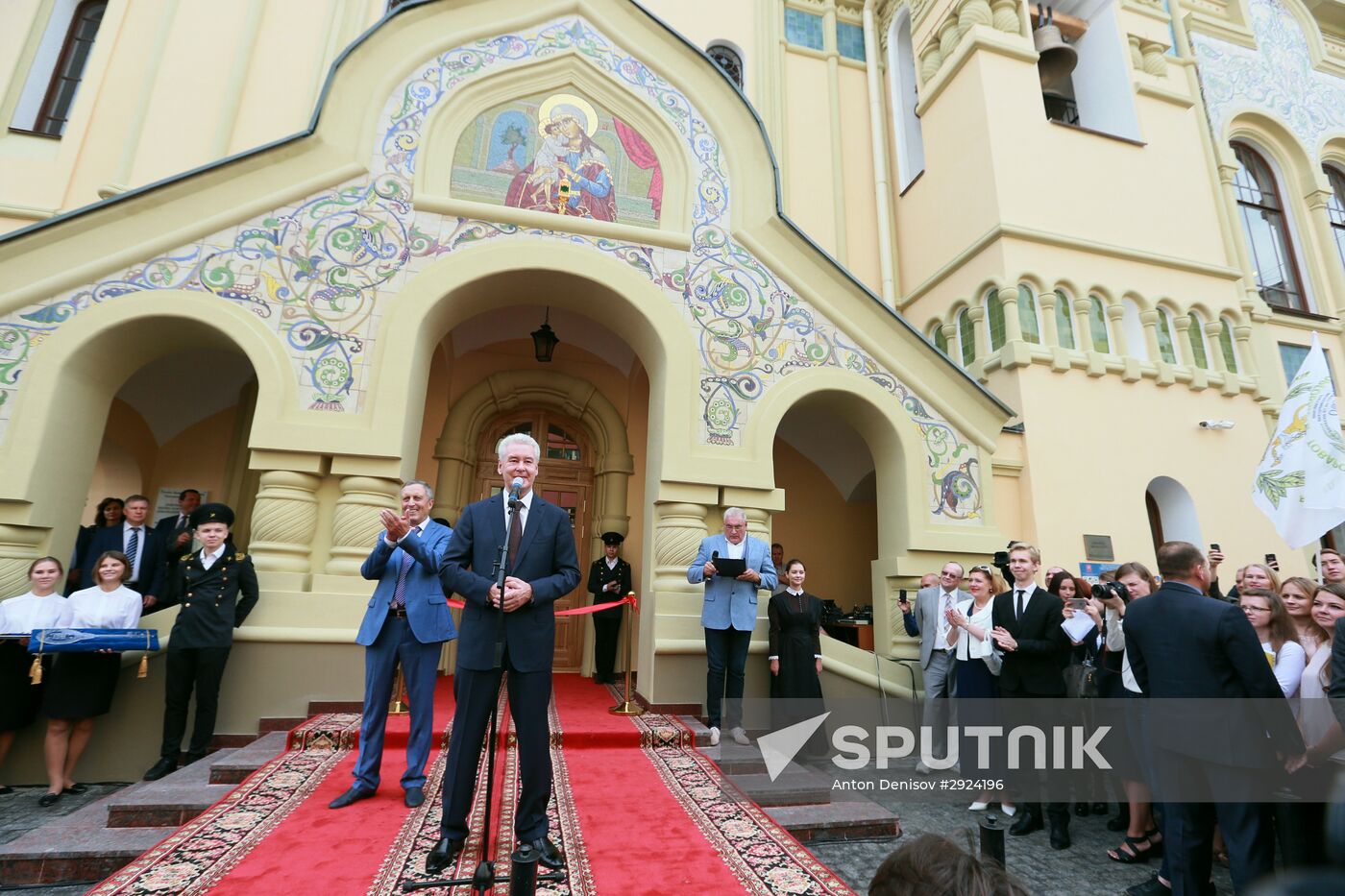 Old Plekhanov Russian University of Economics building and house church reopened