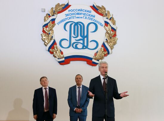 Old Plekhanov Russian University of Economics building and house church reopened