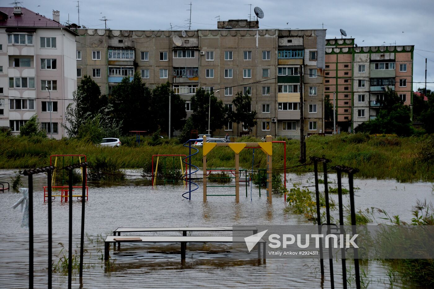 Cyclone aftermath in Primorye Territory