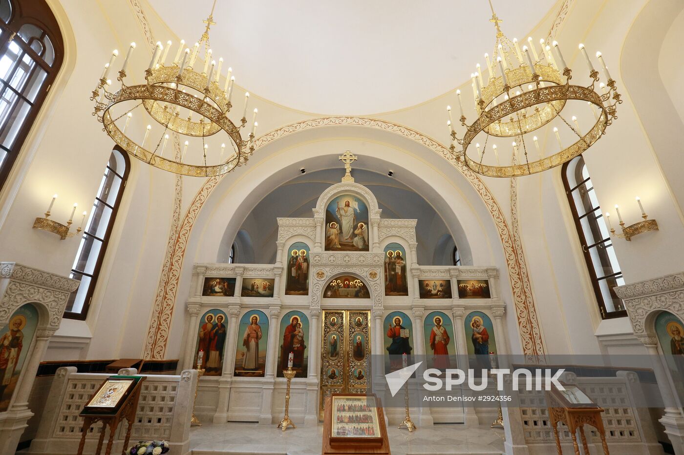 Old Plekhanov Russian University of Economics building and house church reopened