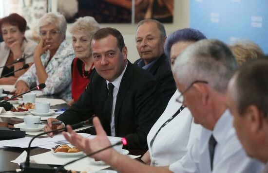 Prime Minister Dmitry Medvedev visits Lipetsk Region