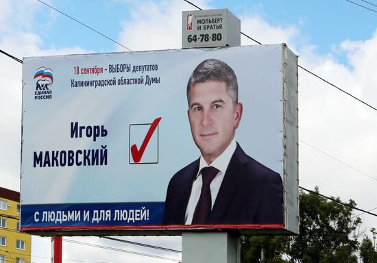 Election campaign in Russian cities