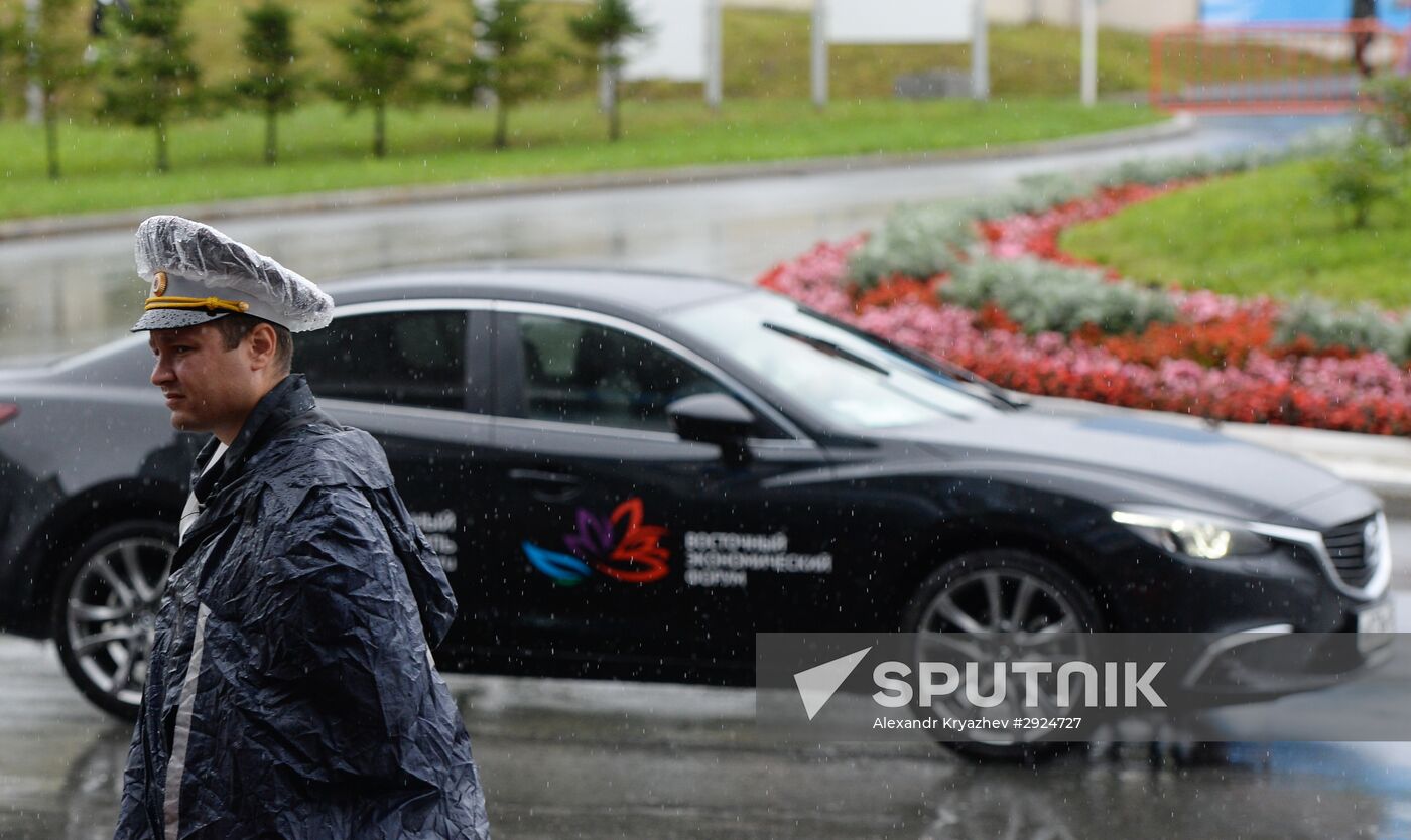 Preparations for the opening of the Eastern Economic Forum