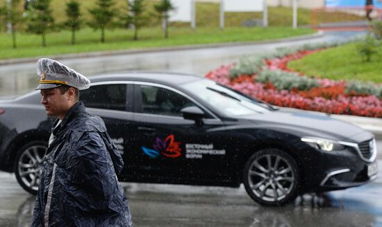 Preparations for the opening of the Eastern Economic Forum