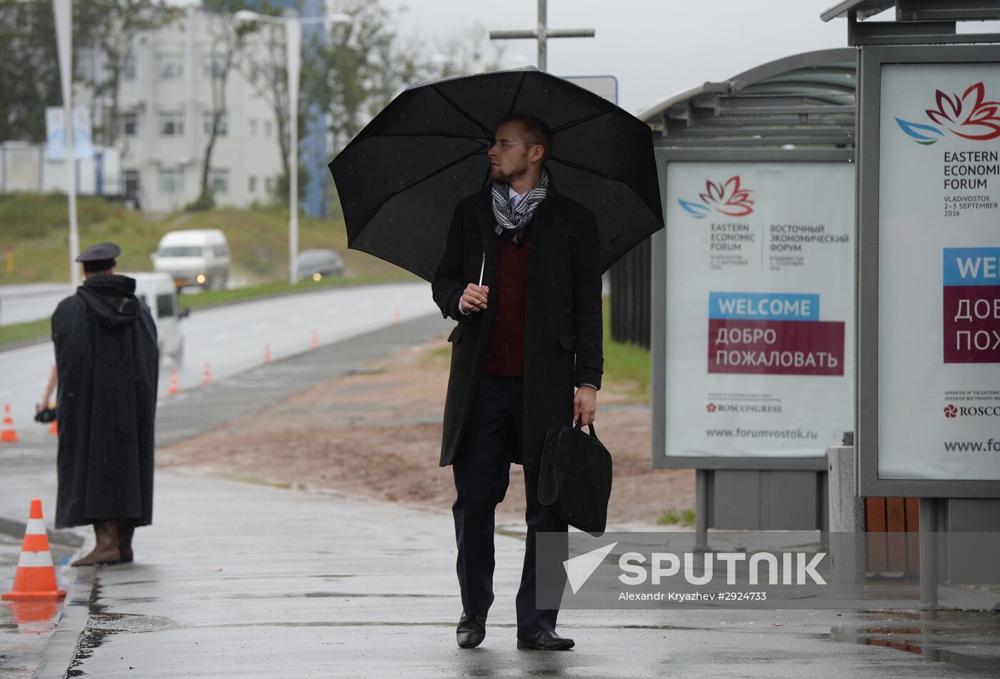 Preparations for the opening of the Eastern Economic Forum