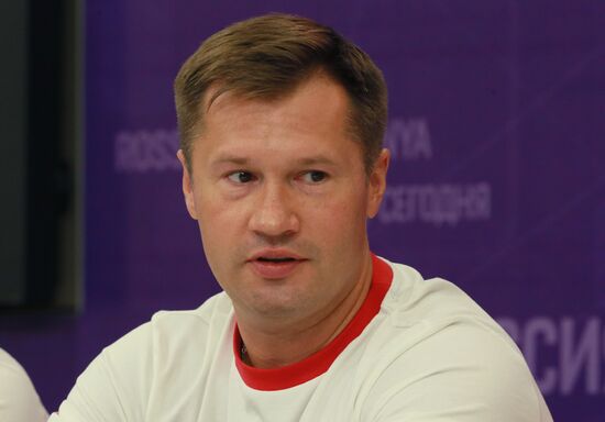 News conference on Alexei Nemov and Sport Legends show