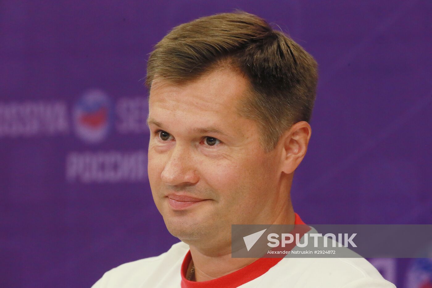 News conference on Alexei Nemov and Sport Legends show