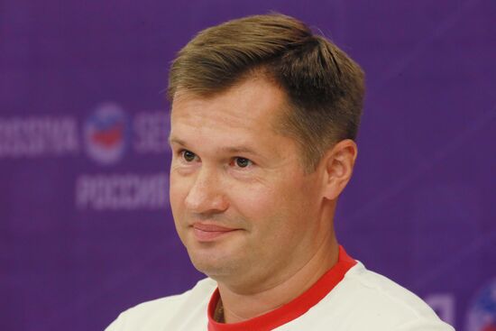 News conference on Alexei Nemov and Sport Legends show