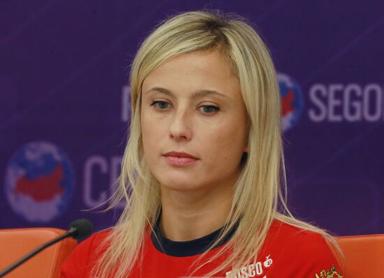 News conference on Alexei Nemov and Sport Legends show