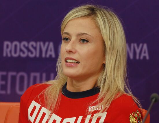 News conference on Alexei Nemov and Sport Legends show