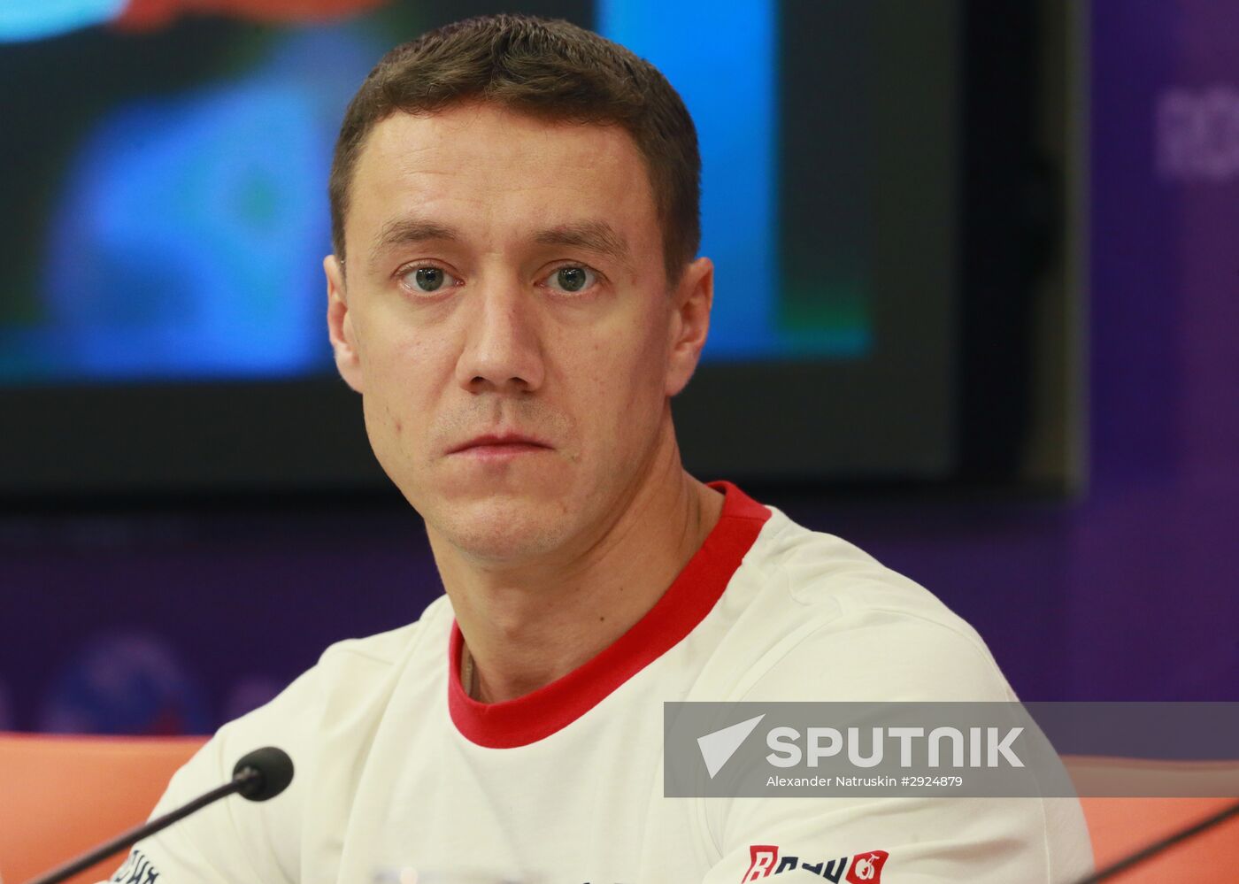 News conference on Alexei Nemov and Sport Legends show