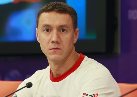 News conference on Alexei Nemov and Sport Legends show