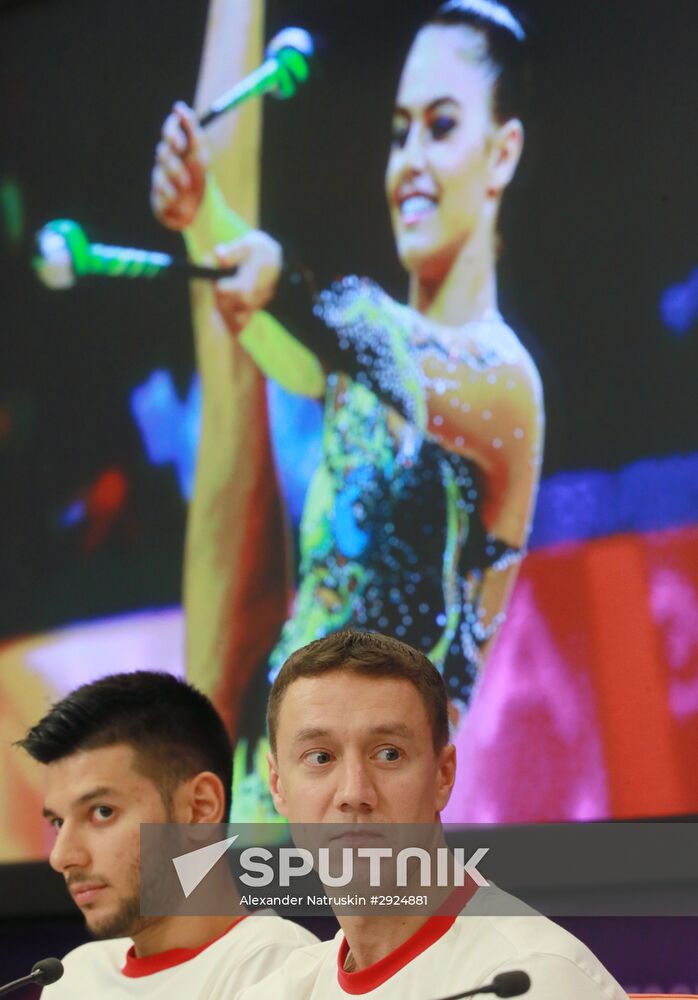 News conference on Alexei Nemov and Sport Legends show