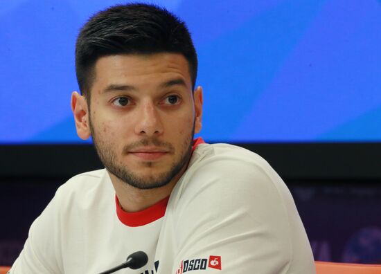 News conference on Alexei Nemov and Sport Legends show