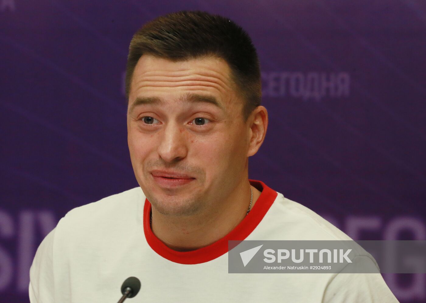 News conference on Alexei Nemov and Sport Legends show