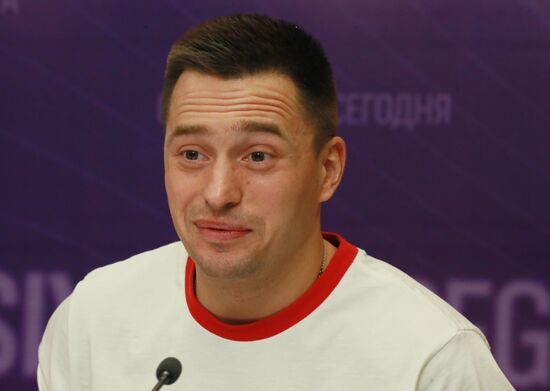 News conference on Alexei Nemov and Sport Legends show