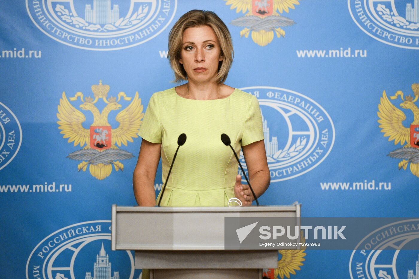 Foreign Ministry's spokesperson Maria Zakharova holds briefing