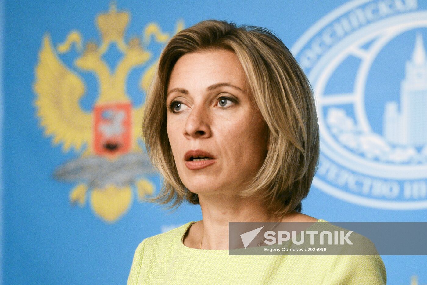 Foreign Ministry's spokesperson Maria Zakharova holds briefing