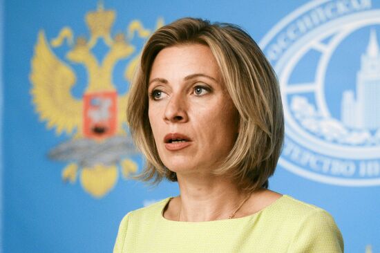 Foreign Ministry's spokesperson Maria Zakharova holds briefing