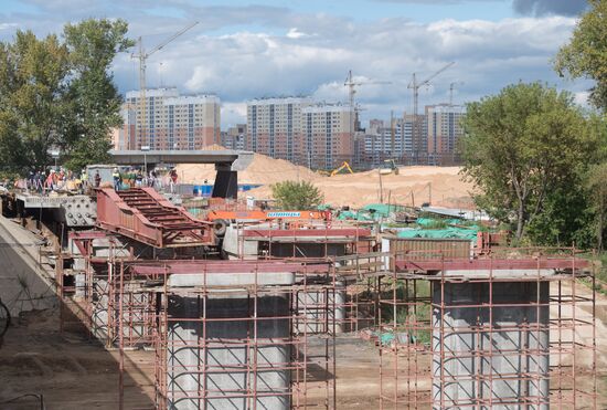 Building fifth start-up facility of the Central Ring Road