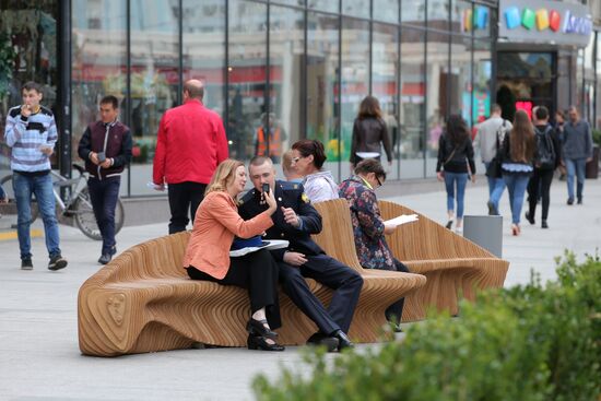 Novy Arbat Street after renovation