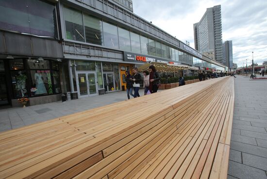 Novy Arbat Street after renovation
