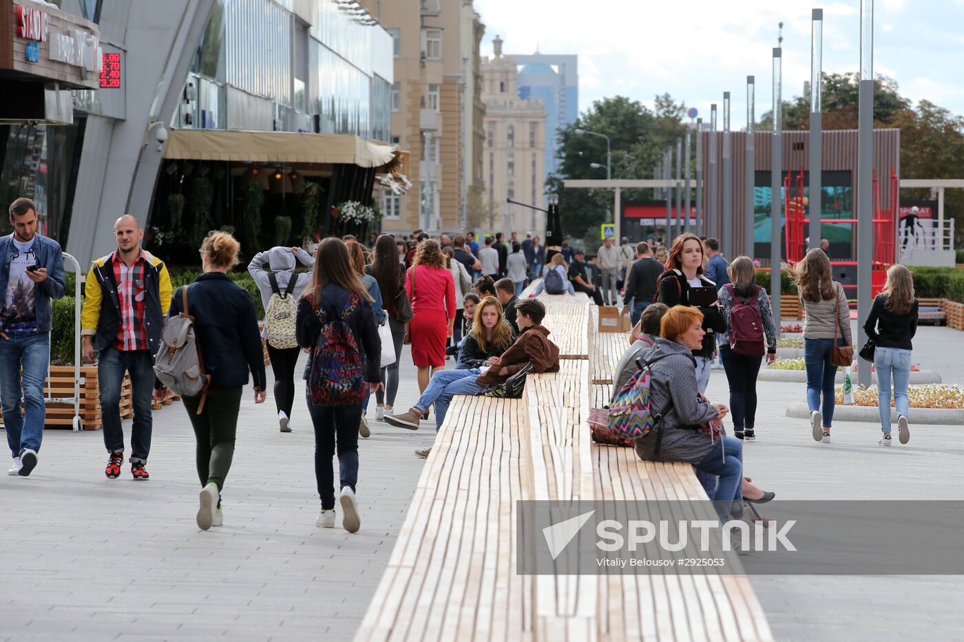 Novy Arbat Street after renovation