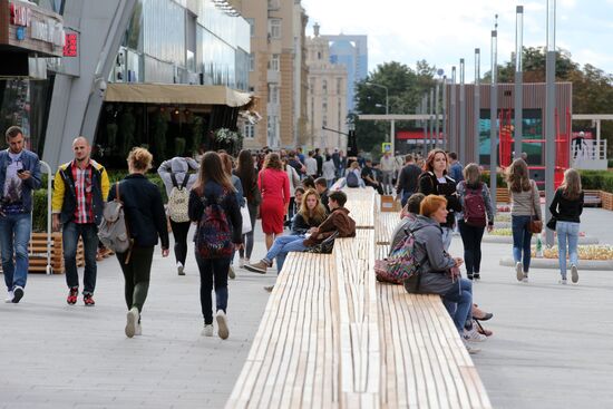 Novy Arbat Street after renovation