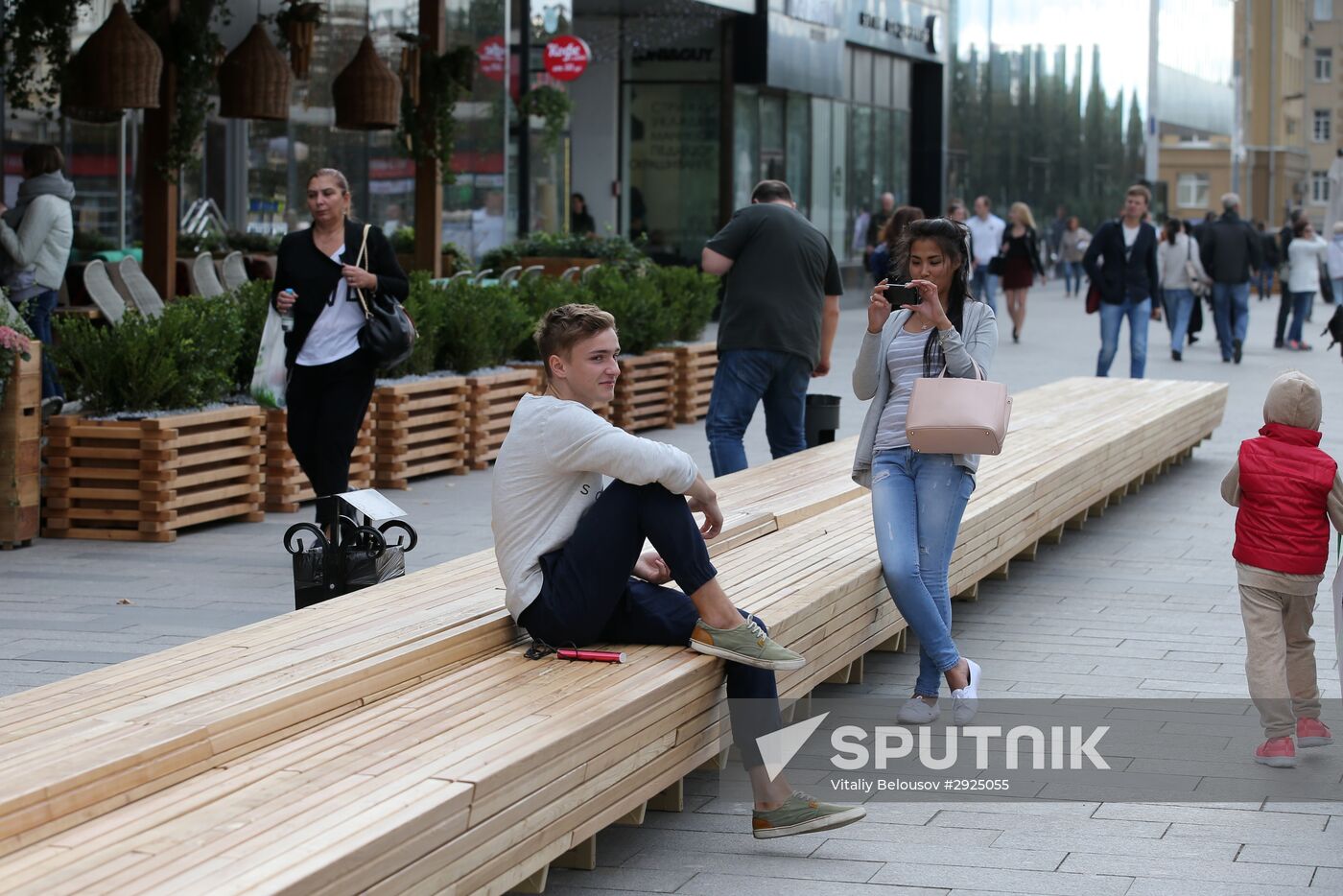 Novy Arbat Street after renovation