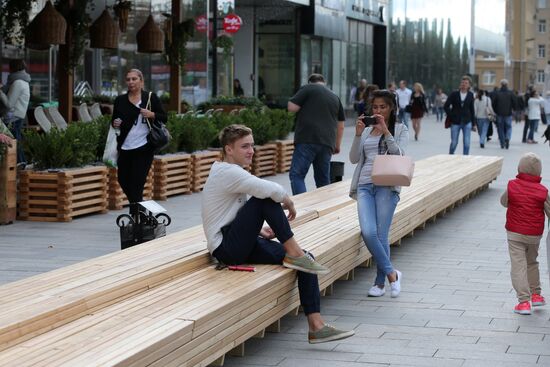 Novy Arbat Street after renovation
