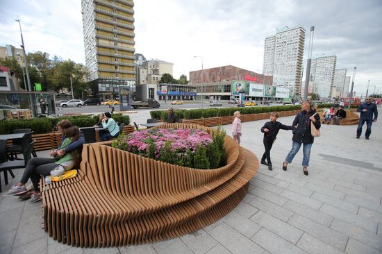 Novy Arbat Street after renovation