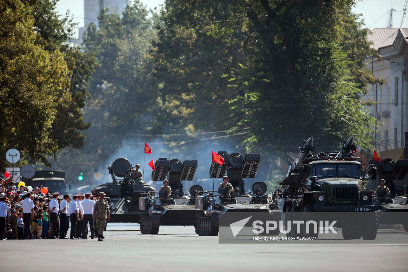 Celebrations of Kyrgyzstan's 25th independence anniversary in Bishkek
