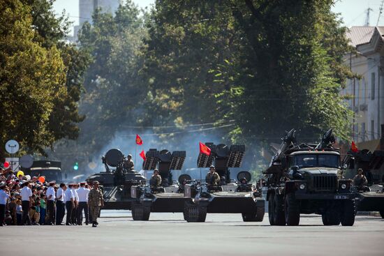 Celebrations of Kyrgyzstan's 25th independence anniversary in Bishkek