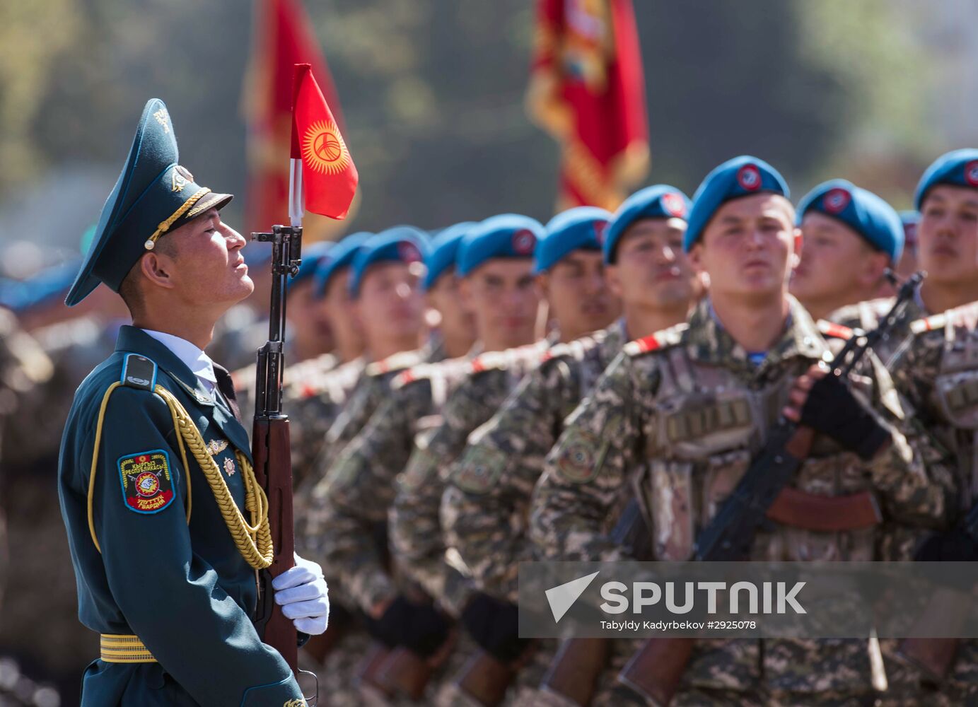 Celebrations of Kyrgyzstan's 25th independence anniversary in Bishkek