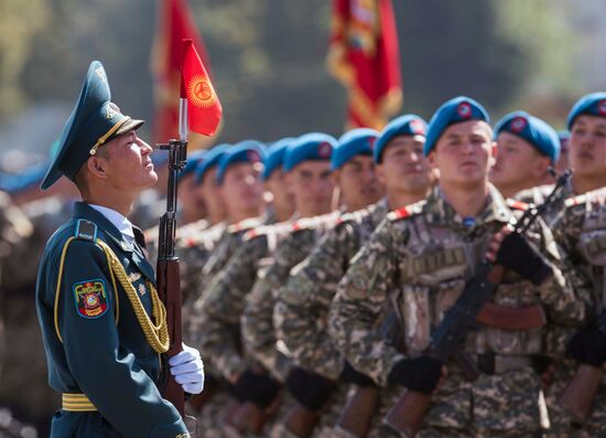 Celebrations of Kyrgyzstan's 25th independence anniversary in Bishkek