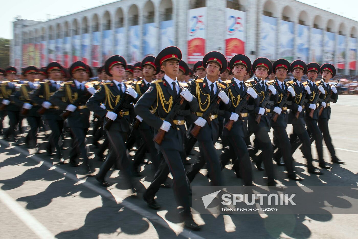Celebrations of Kyrgyzstan's 25th independence anniversary in Bishkek