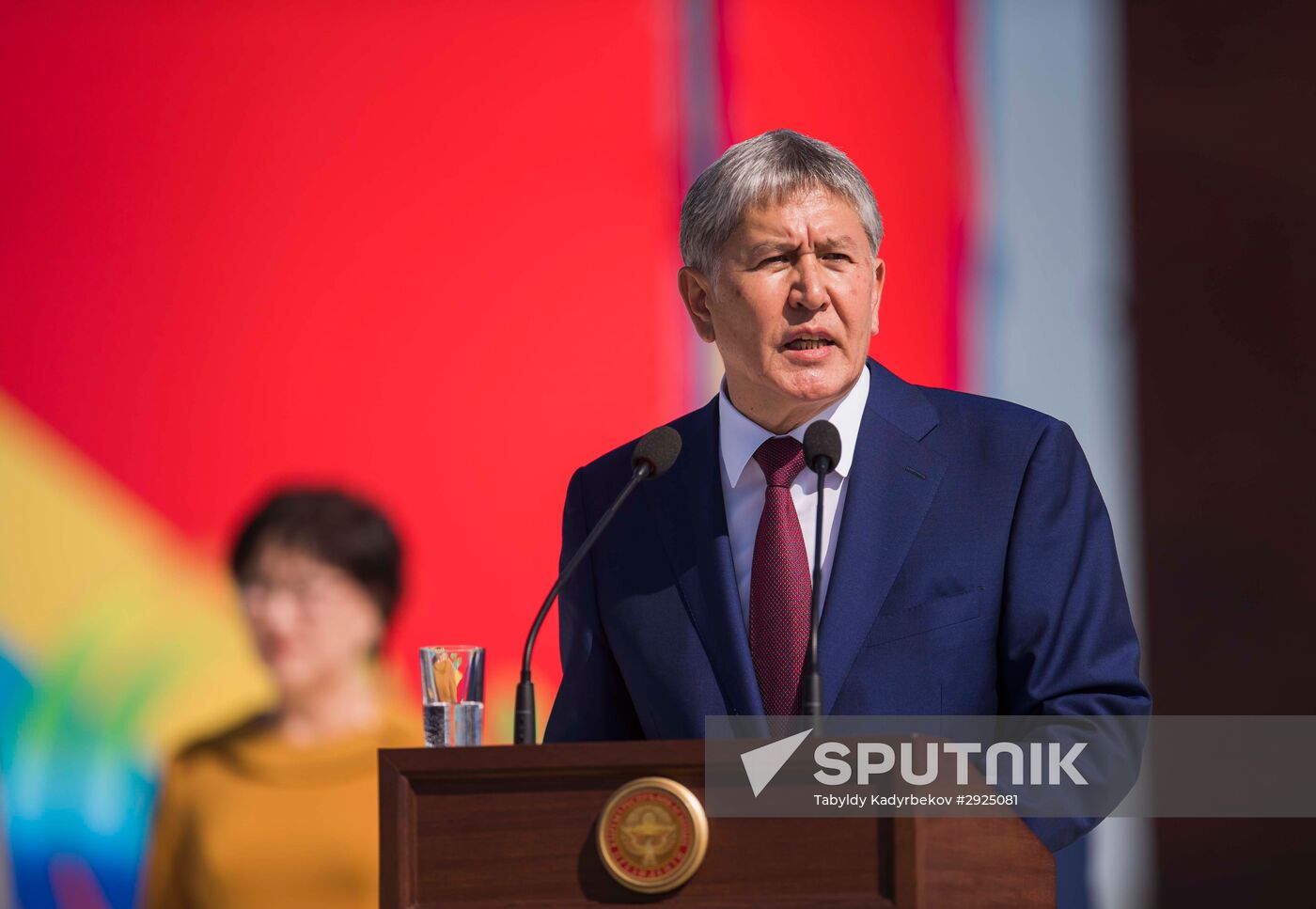 Celebrations of Kyrgyzstan's 25th independence anniversary in Bishkek