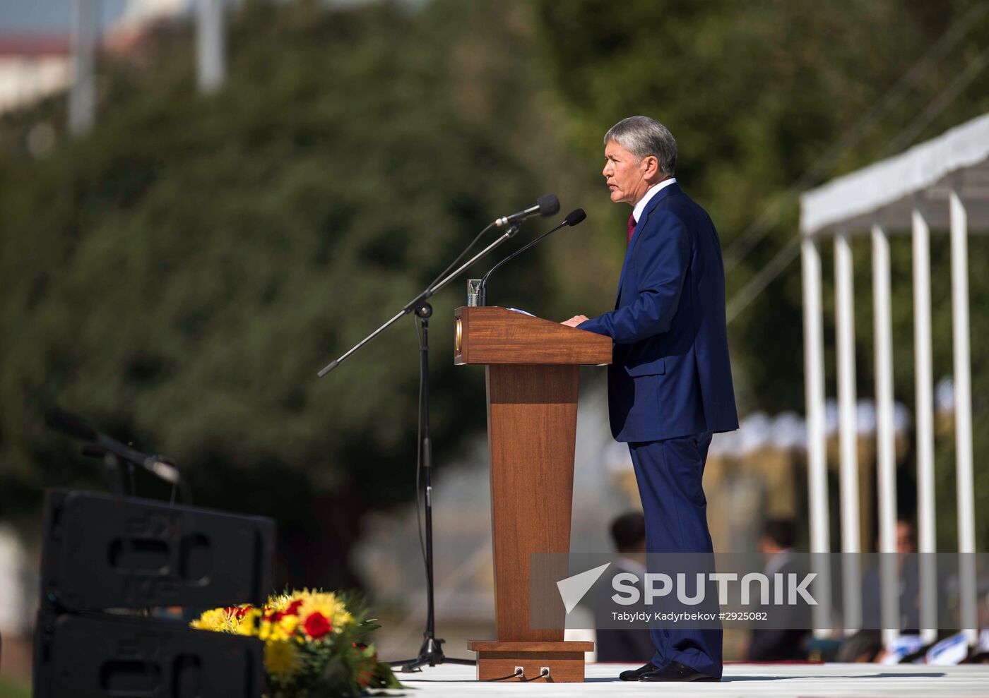Celebrations of Kyrgyzstan's 25th independence anniversary in Bishkek