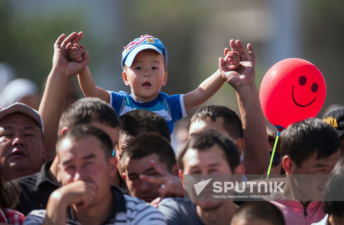 Celebrations of Kyrgyzstan's 25th independence anniversary in Bishkek