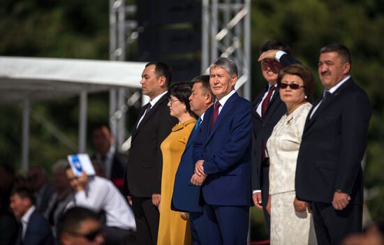 Celebrations of Kyrgyzstan's 25th independence anniversary in Bishkek